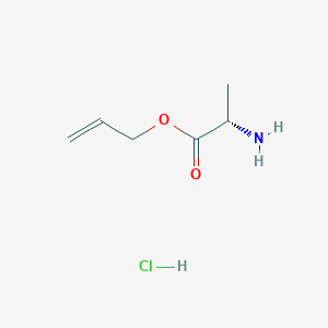 molecular formula C6H12ClNO2 B1527387 H-Ala-oall hcl CAS No. 203799-82-0