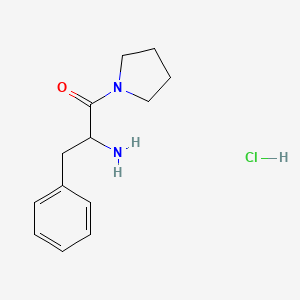 2-Amino-3-phenyl-1-(1-pyrrolidinyl)-1-propanone hydrochloride