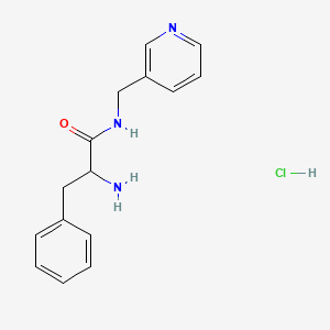 2-Amino-3-phenyl-N-(3-pyridinylmethyl)propanamide hydrochloride