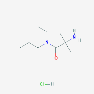 2-Amino-2-methyl-N,N-dipropylpropanamide hydrochloride