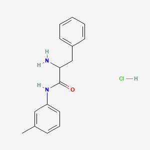 2-Amino-N-(3-methylphenyl)-3-phenylpropanamide hydrochloride