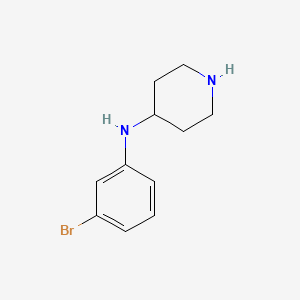 N-(3-bromophenyl)piperidin-4-amine