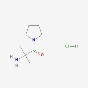 2-Amino-2-methyl-1-(1-pyrrolidinyl)-1-propanone hydrochloride