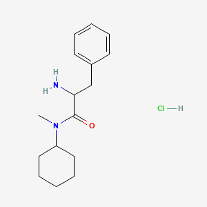 2-Amino-N-cyclohexyl-N-methyl-3-phenylpropanamide hydrochloride