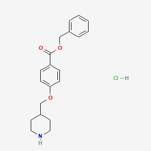 Benzyl 4-(4-piperidinylmethoxy)benzoate hydrochloride