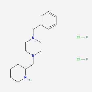 1-Benzyl-4-(2-piperidinylmethyl)piperazine dihydrochloride