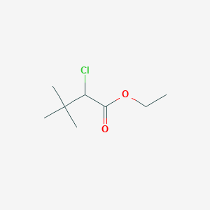 molecular formula C8H15ClO2 B1527440 Ethyl 2-chloro-3,3-dimethylbutanoate CAS No. 98551-46-3