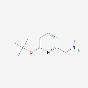 [6-(Tert-butoxy)pyridin-2-yl]methanamine