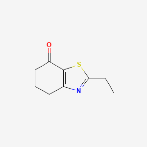 molecular formula C9H11NOS B1527453 2-Ethyl-4,5,6,7-tetrahydro-1,3-benzothiazol-7-one CAS No. 1247386-03-3