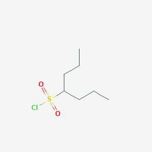 molecular formula C7H15ClO2S B1527455 Heptane-4-sulfonyl chloride CAS No. 920-88-7