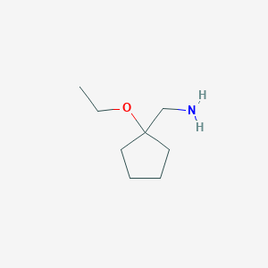 B1527457 (1-Ethoxycyclopentyl)methanamine CAS No. 1250499-14-9