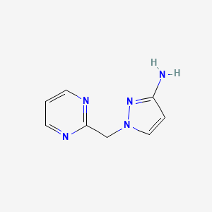 1-(Pyrimidin-2-ylmethyl)pyrazol-3-amine