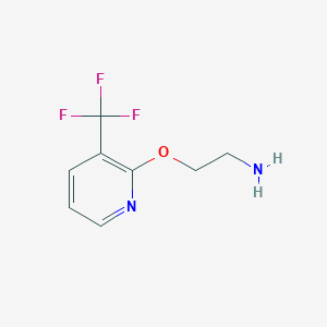 2-(2-Aminoethoxy)-3-(trifluoromethyl)pyridine