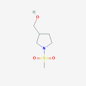 (1-Methanesulfonylpyrrolidin-3-yl)methanol