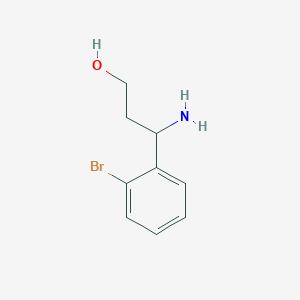 3-Amino-3-(2-bromophenyl)propan-1-ol