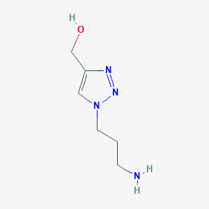 [1-(3-aminopropyl)-1H-1,2,3-triazol-4-yl]methanol