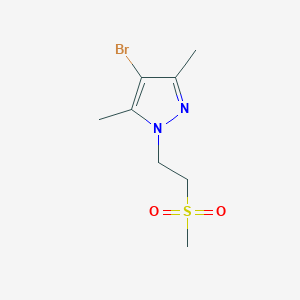 4-bromo-1-(2-methanesulfonylethyl)-3,5-dimethyl-1H-pyrazole