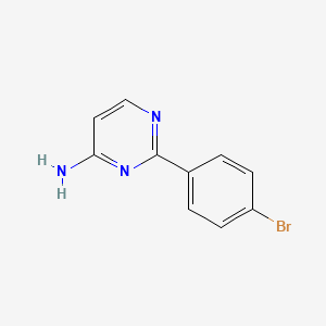 2-(4-Bromophenyl)pyrimidin-4-amine