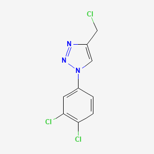 4-(chloromethyl)-1-(3,4-dichlorophenyl)-1H-1,2,3-triazole