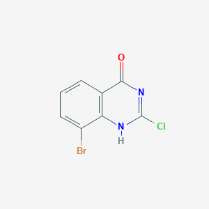molecular formula C8H4BrClN2O B152749 8-Bromo-2-chloroquinazolin-4(3H)-one CAS No. 331647-04-2