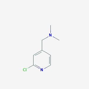 molecular formula C8H11ClN2 B1527490 [(2-氯吡啶-4-基)甲基]二甲胺 CAS No. 933689-05-5