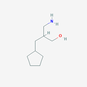 3-Amino-2-(cyclopentylmethyl)propan-1-ol