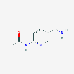 N-[5-(aminomethyl)pyridin-2-yl]acetamide