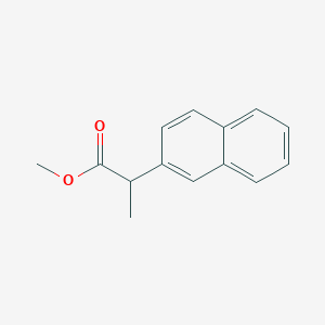 molecular formula C14H14O2 B15274982 Methyl 2-(naphthalen-2-yl)propanoate 