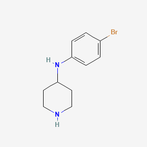 molecular formula C11H15BrN2 B1527505 N-(4-bromophenyl)piperidin-4-amine CAS No. 862652-46-8