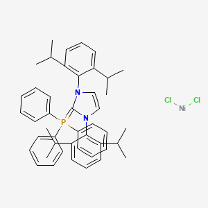[1,3-Bis(2,6-diisopropylphenyl)imidazol-2-ylidene]triphenylphosphine Nickel(II) Dichloride
