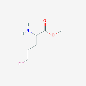 molecular formula C6H12FNO2 B15275157 Methyl 2-amino-5-fluoropentanoate 