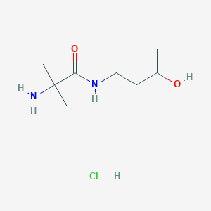 2-Amino-N-(3-hydroxybutyl)-2-methylpropanamide hydrochloride