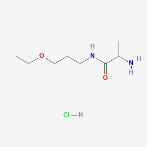 2-Amino-N-(3-ethoxypropyl)propanamide hydrochloride