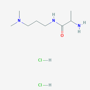 2-Amino-N-(3-(dimethylamino)propyl)propanamide dihydrochloride