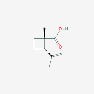 Cyclobutanecarboxylic acid, 1-methyl-2-(1-methylethenyl)-, (1S-cis)-(9CI)