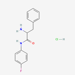 2-Amino-N-(4-fluorophenyl)-3-phenylpropanamide hydrochloride