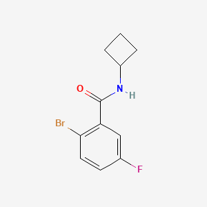 2-bromo-N-cyclobutyl-5-fluorobenzamide