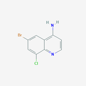6-Bromo-8-chloroquinolin-4-amine