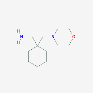 [1-(Morpholin-4-ylmethyl)cyclohexyl]methanamine