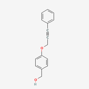 {4-[(3-Phenylprop-2-yn-1-yl)oxy]phenyl}methanol
