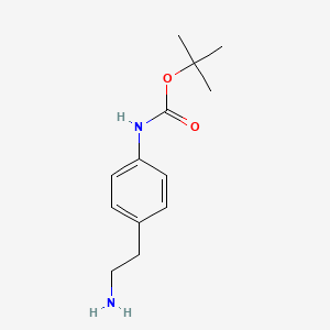 tert-butyl N-[4-(2-aminoethyl)phenyl]carbamate