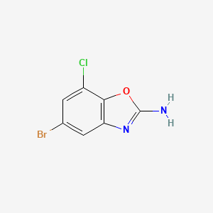 5-Bromo-7-chloro-1,3-benzoxazol-2-amine