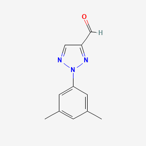 molecular formula C11H11N3O B1527577 2-(3,5-dimethylphenyl)-2H-1,2,3-triazole-4-carbaldehyde CAS No. 1249437-64-6