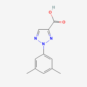 molecular formula C11H11N3O2 B1527578 2-(3,5-dimethylphenyl)-2H-1,2,3-triazole-4-carboxylic acid CAS No. 1250728-47-2