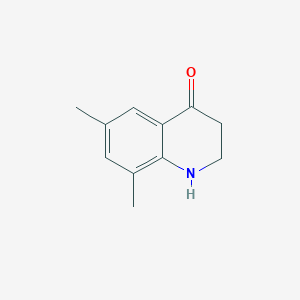 molecular formula C11H13NO B15275795 2,3-dihydro-6,8-dimethyl-4(1H)-Quinolinone 