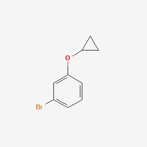 molecular formula C9H9BrO B1527588 1-Bromo-3-cyclopropoxybenzene CAS No. 1035690-22-2