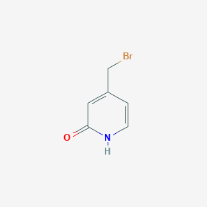 molecular formula C6H6BrNO B1527597 4-(bromomethyl)pyridin-2(1H)-one CAS No. 1227585-50-3