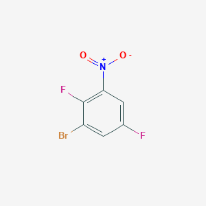 molecular formula C6H2BrF2NO2 B1527600 1-Bromo-2,5-difluoro-3-nitrobenzene CAS No. 741721-51-7