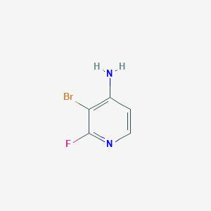 molecular formula C5H4BrFN2 B1527609 3-Bromo-2-fluoropyridin-4-amine CAS No. 1364917-17-8