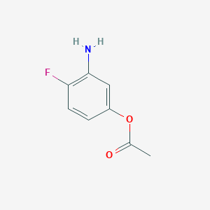 3-Amino-4-fluorophenyl acetate